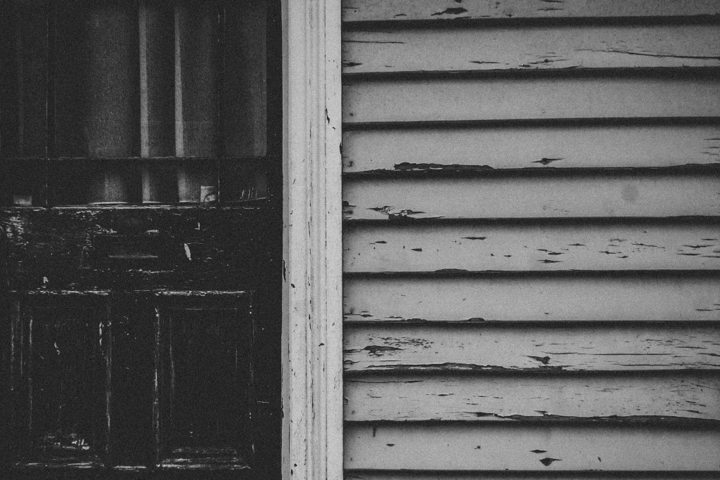 Cracked siding