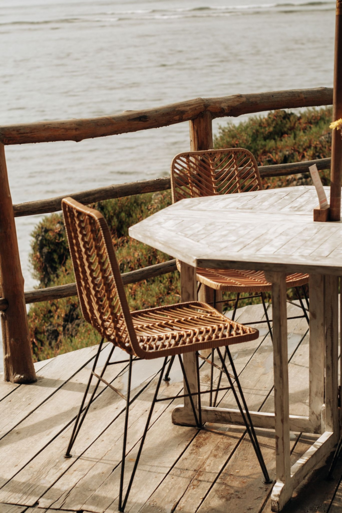 Chairs on Vinyl Deck
